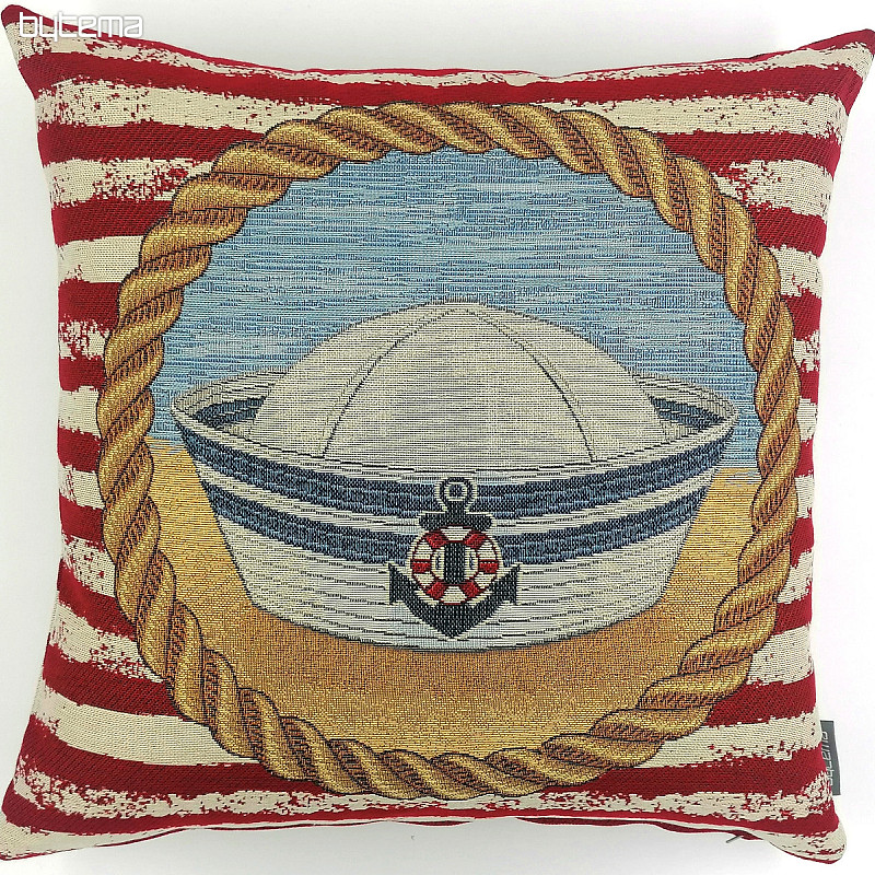 Tapestry cover for a pillow Nautical cap