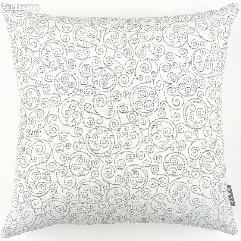 Christmas decorative cushion cover FLASH Ornament silver