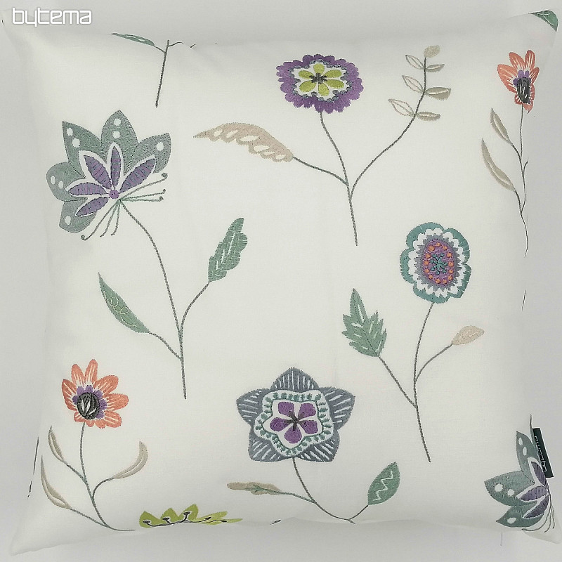 Embroidered pillow cover RICHMOND purple