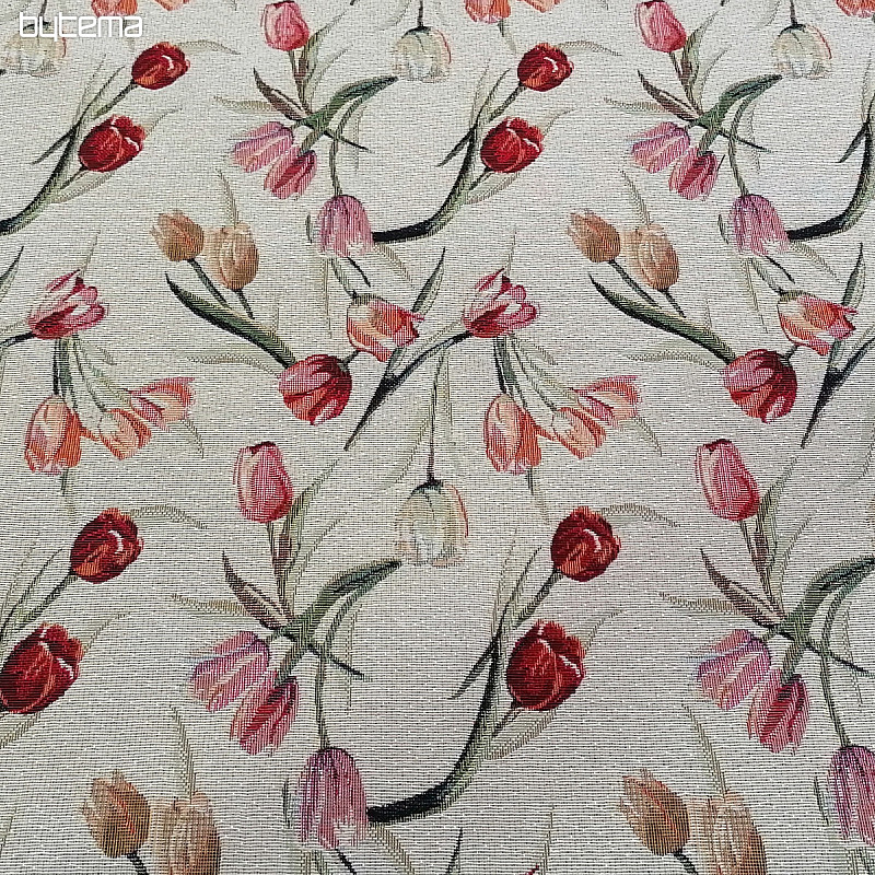 Tapestry fabric TULIPS