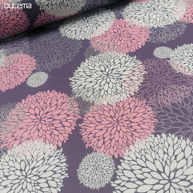 Decorative fabric BLACK OUT Astra lilac