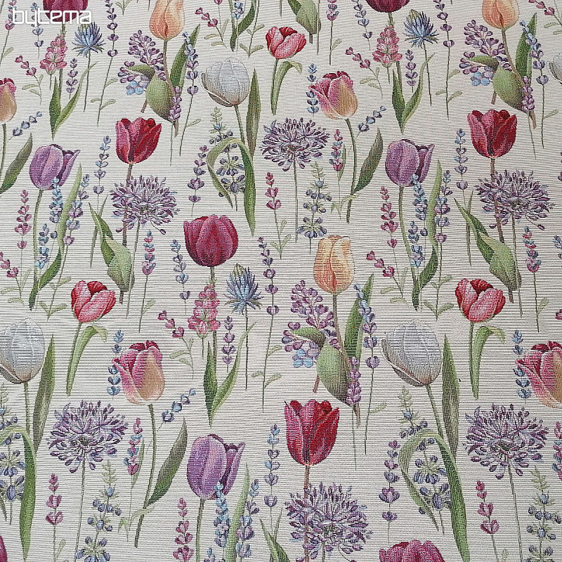 Tapestry fabric SPRING - TULIPS
