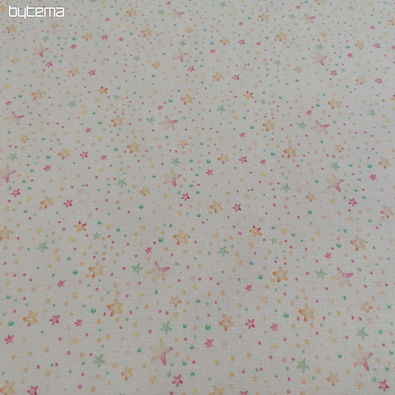 Cotton fabric MINI STARS