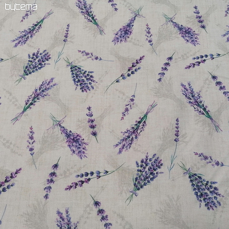 Lavender decorative fabric