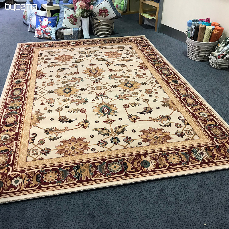 Luxury wool carpet PRAGUE cream / beige