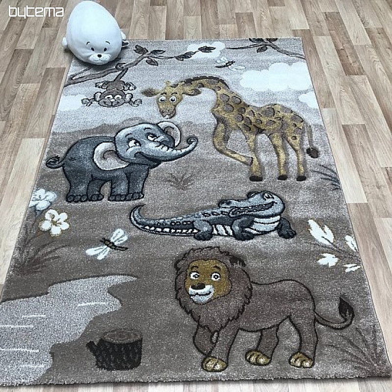 Children's rug African ANIMALS