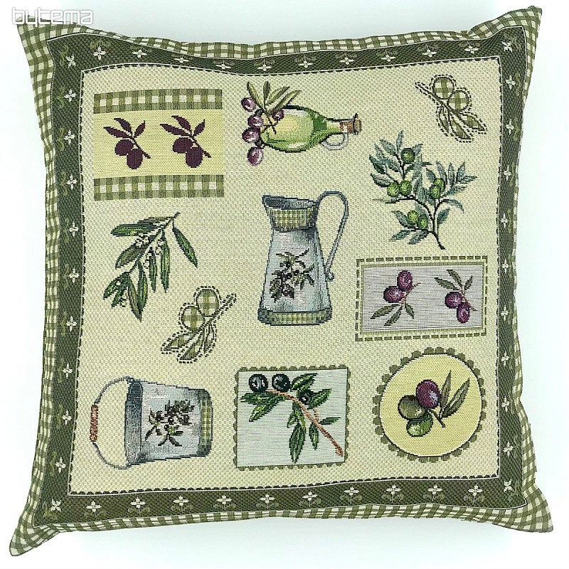 Gobelin cushion cover OLIVE