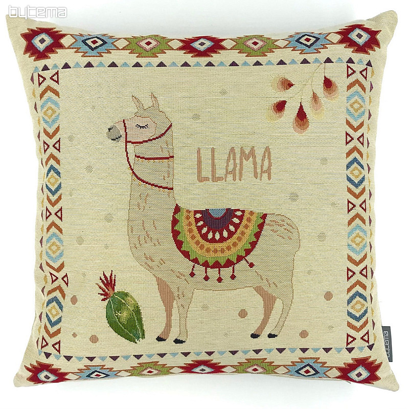 Decorative pillow Lama