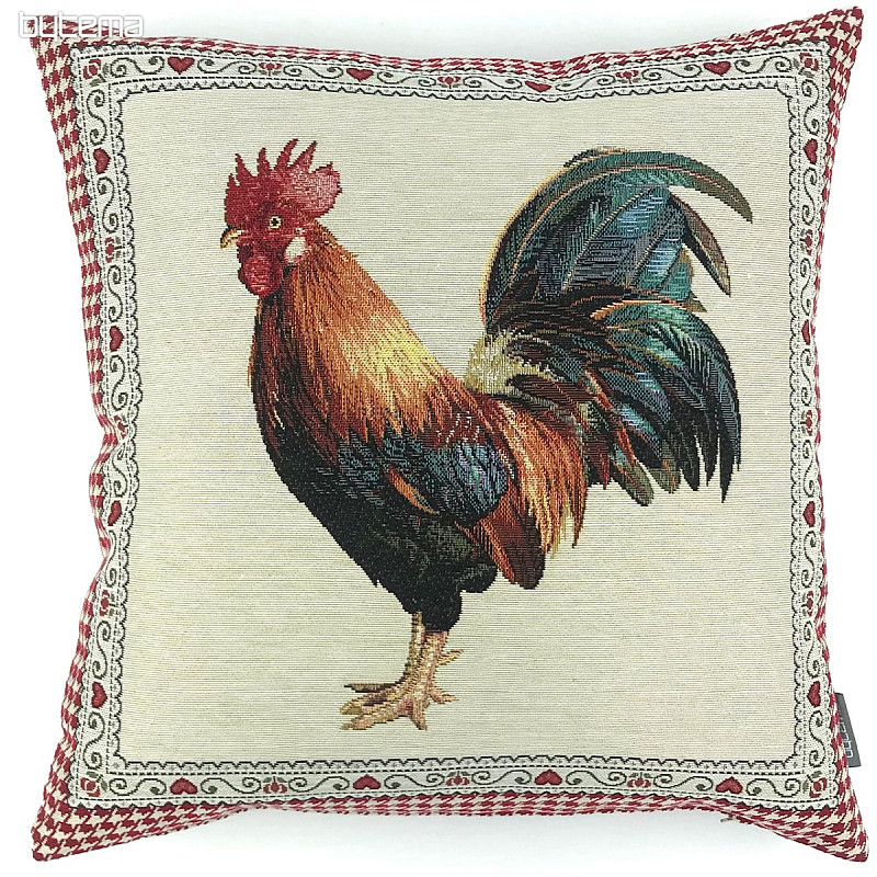 Tapestry pillow-case Rooster 1