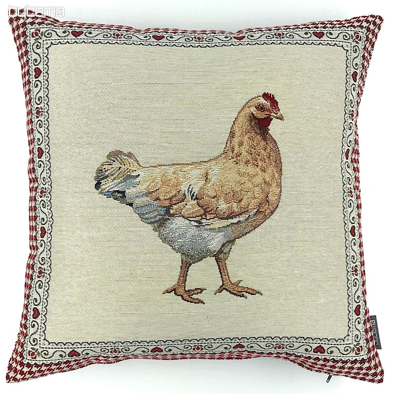 Tapestry pillow-case Hen 2