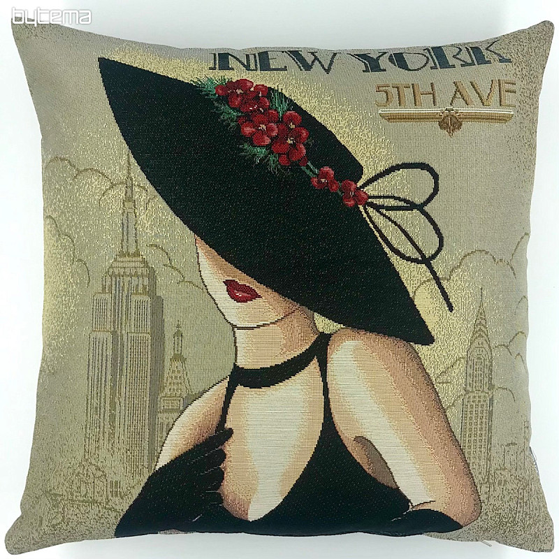 Tapestry pillow-case LADY New York