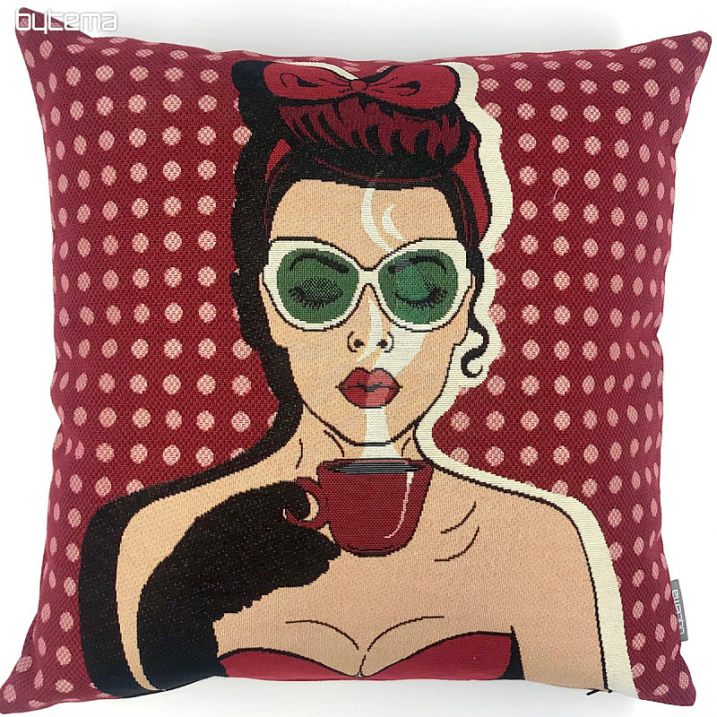 COMICS WOMAN I tapestry cushion cover