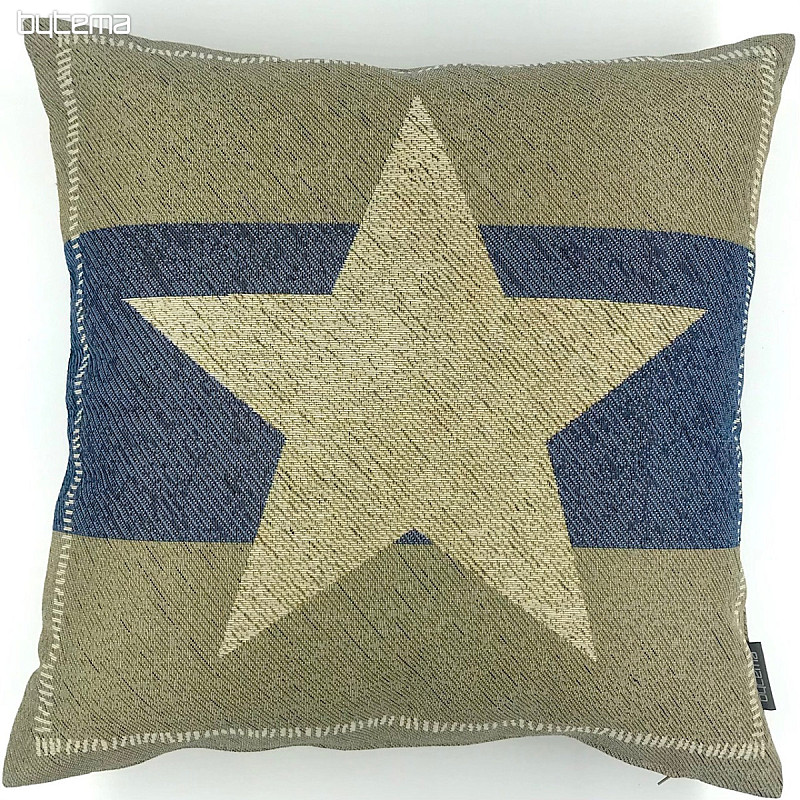 Tapestry cushion cover BLUE STAR 2