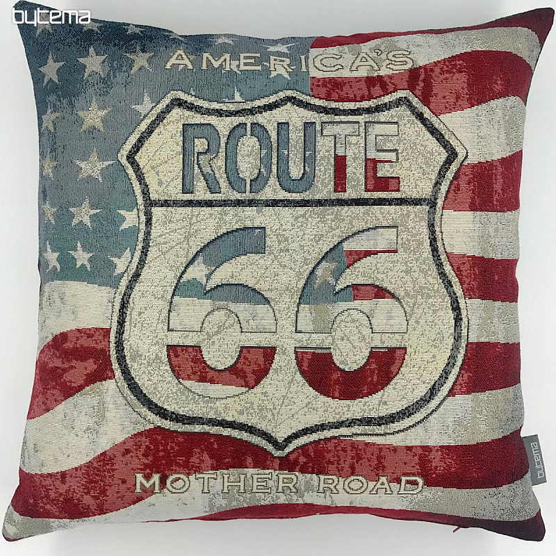 Tapestry pillow-case ROUTE 66