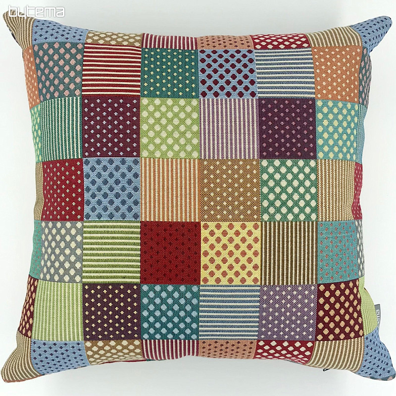 Decorative Pillow-case tapestry GEO COLOUR
