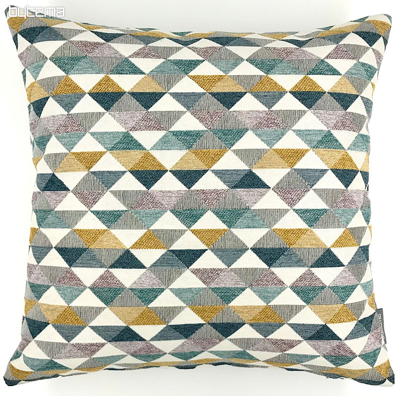 Decorative pillow-case LUSA triangl mustard
