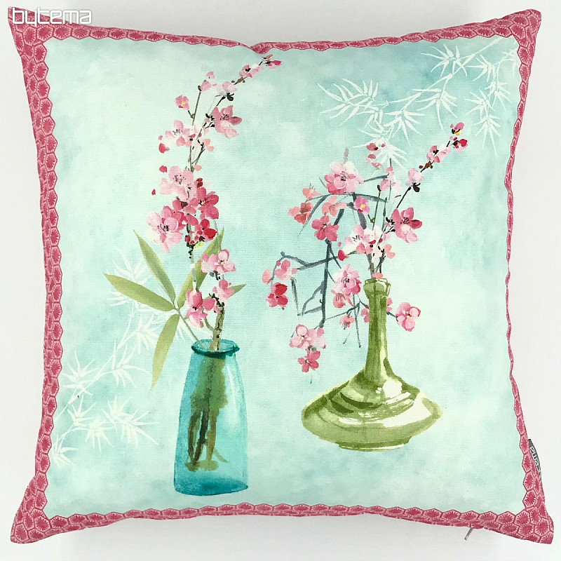Decorative pillow-case MIDORI Vases