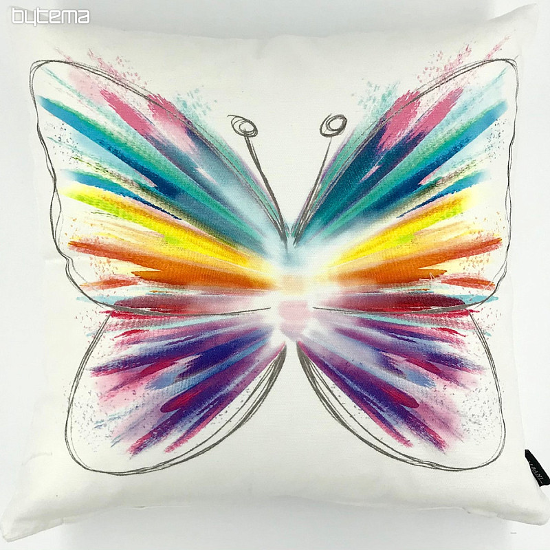 Decorative cushion cover PASTEL BUTTERFLY