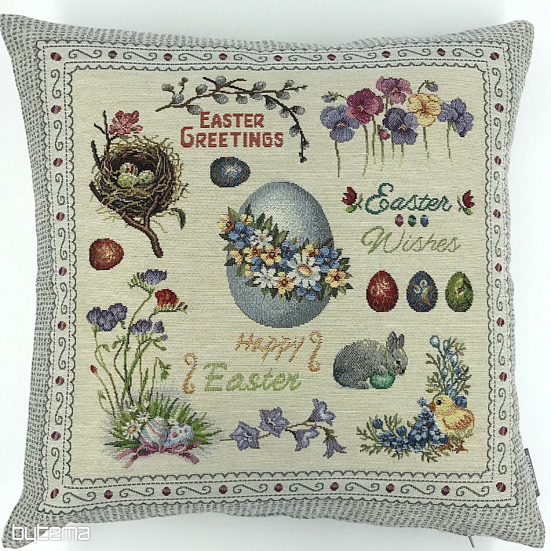 Tapestry pillow-case HAPPY EASTER