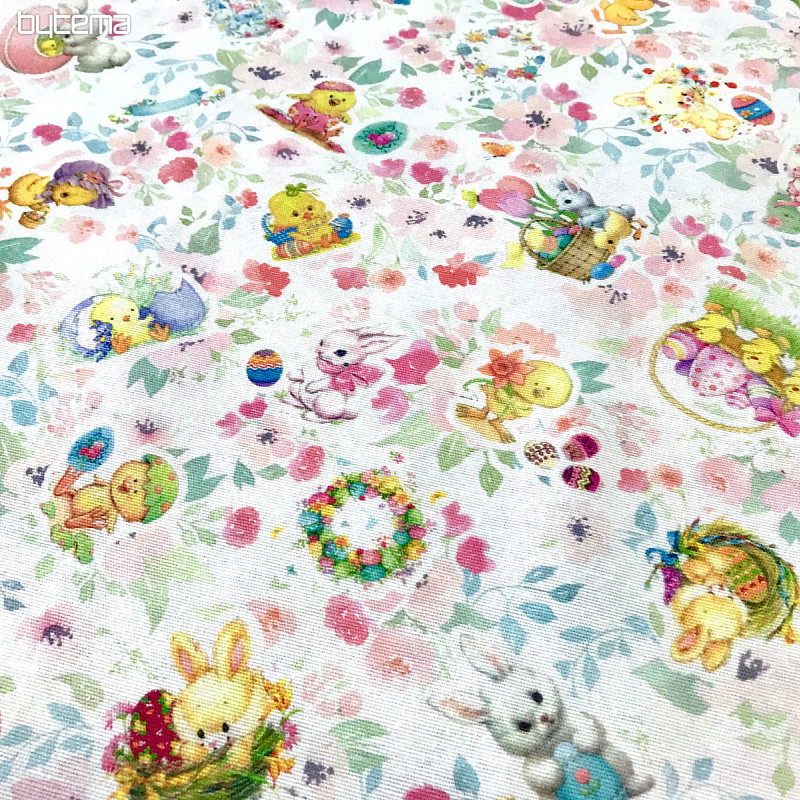 Easter decorative fabric for children