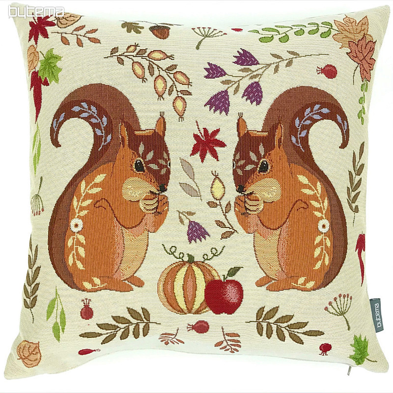 Tapestry cushion cover MERRY ANIMALS 4
