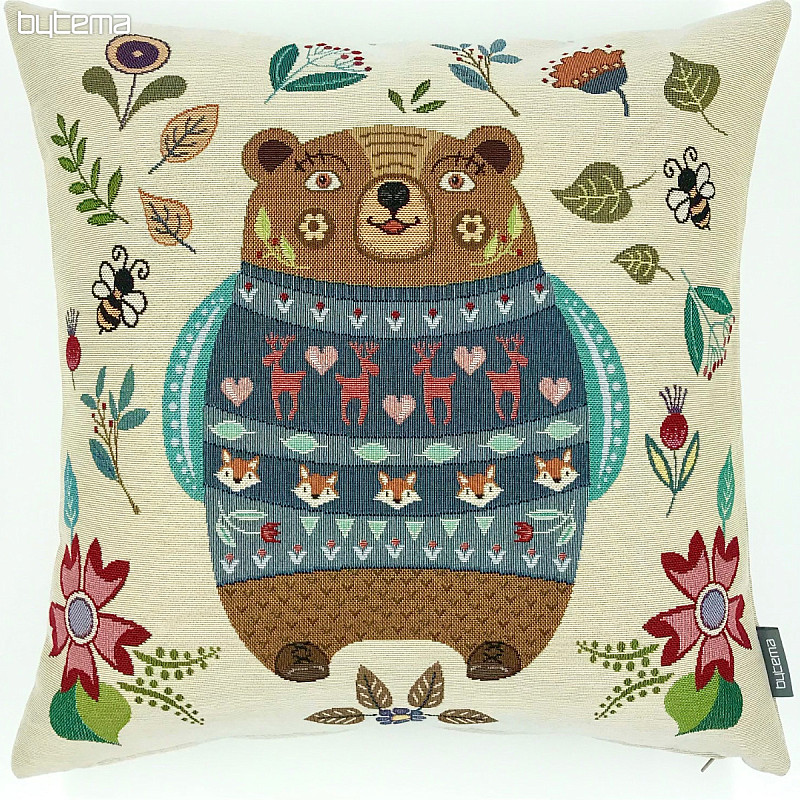 Tapestry cushion cover MERRY ANIMALS 2