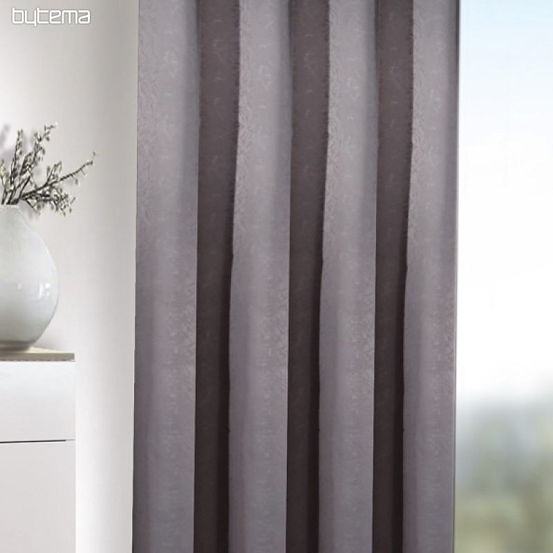 decorative curtain LEATHER dark gray
