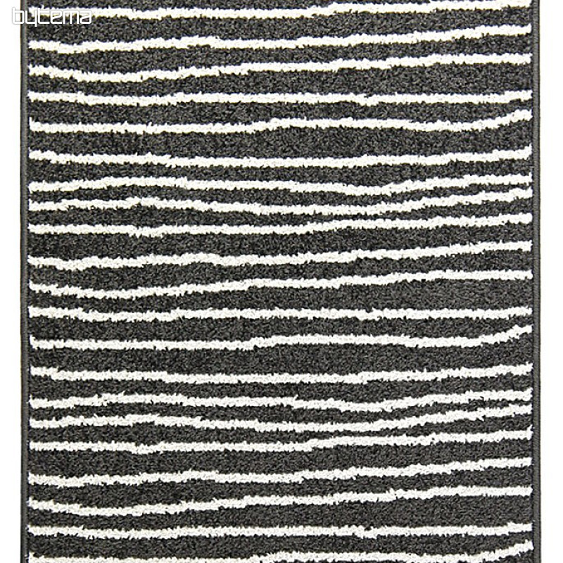 Piece carpet LOTTO stripes black / white