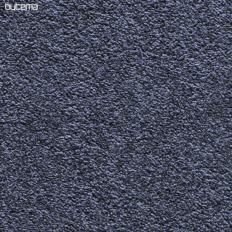 Luxury fabric rug ROYALE 77 dark blue