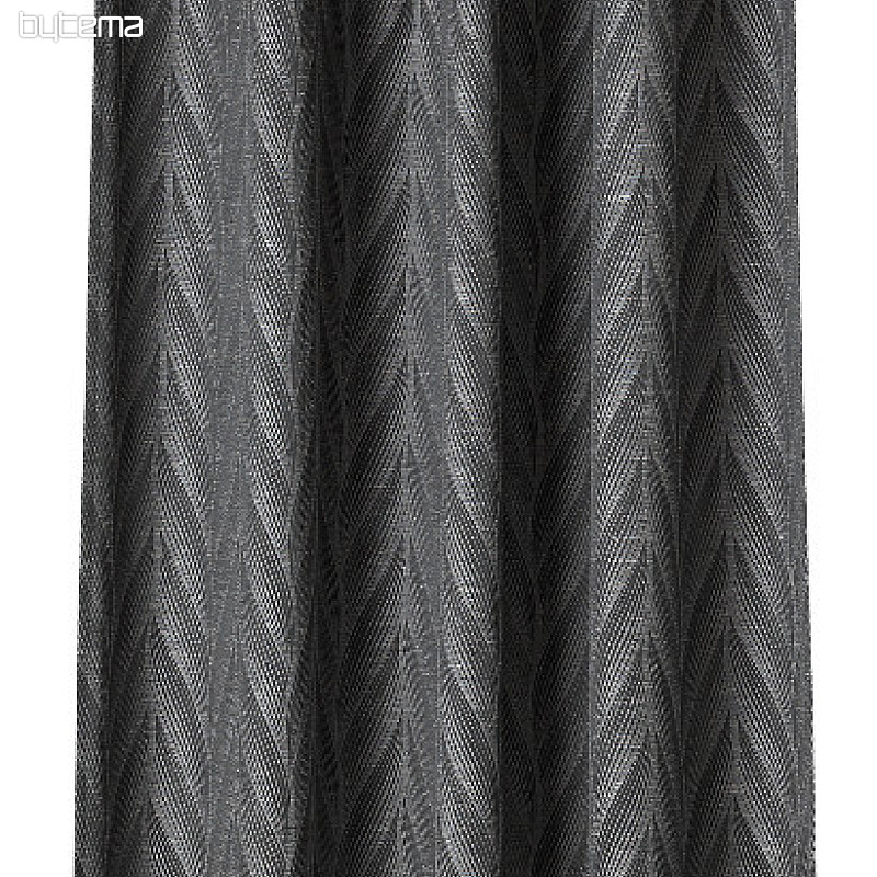 Decorative Curtain PAJA black-gray 146x245