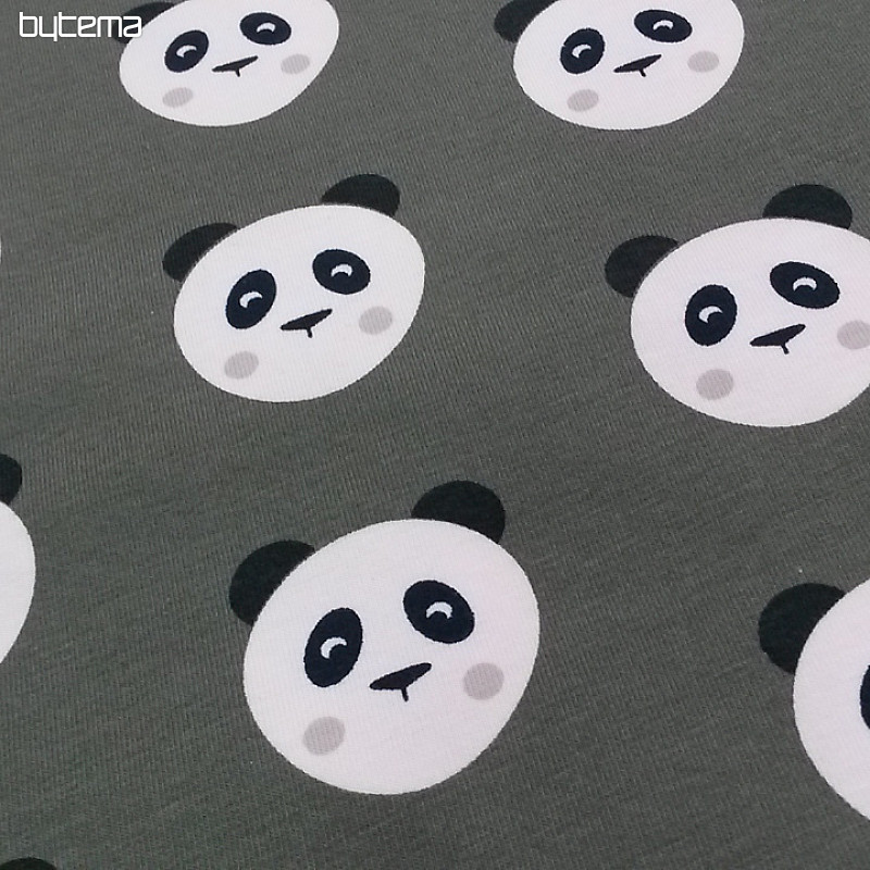 Cotton jersey PANDA