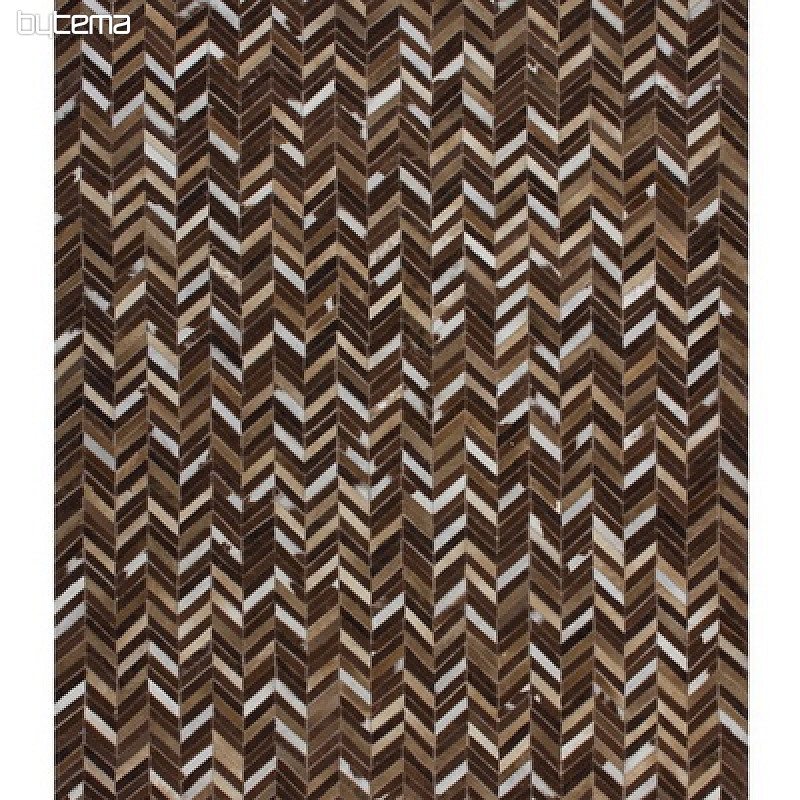 Leather Carpet PATCHWORK 852 Beige