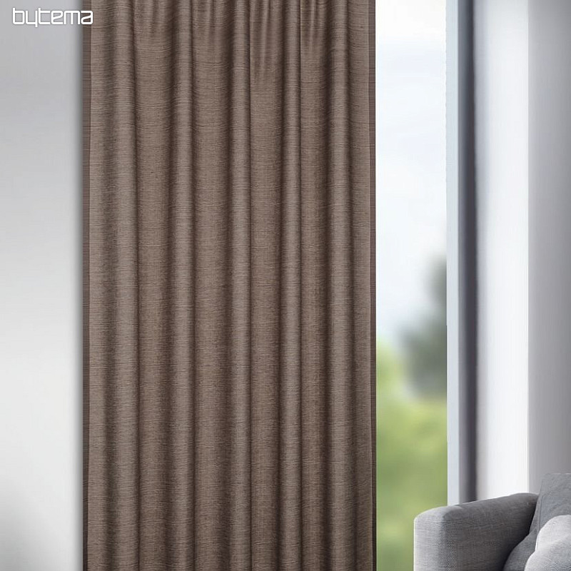 Decorative curtain PATTY browm 135x245