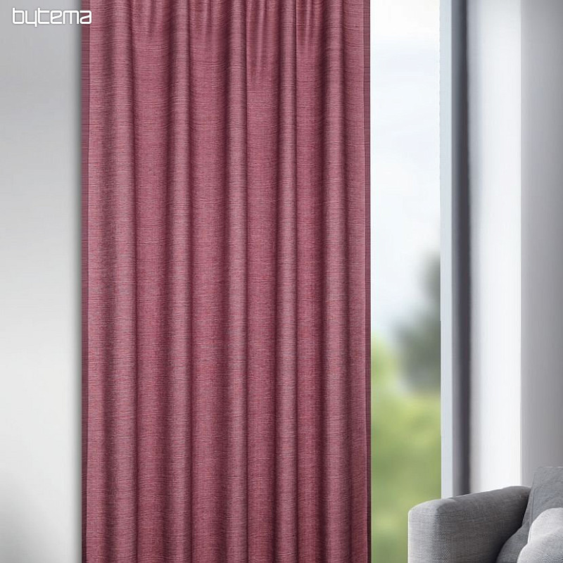 Decorative curtain PATTY claret 135x245
