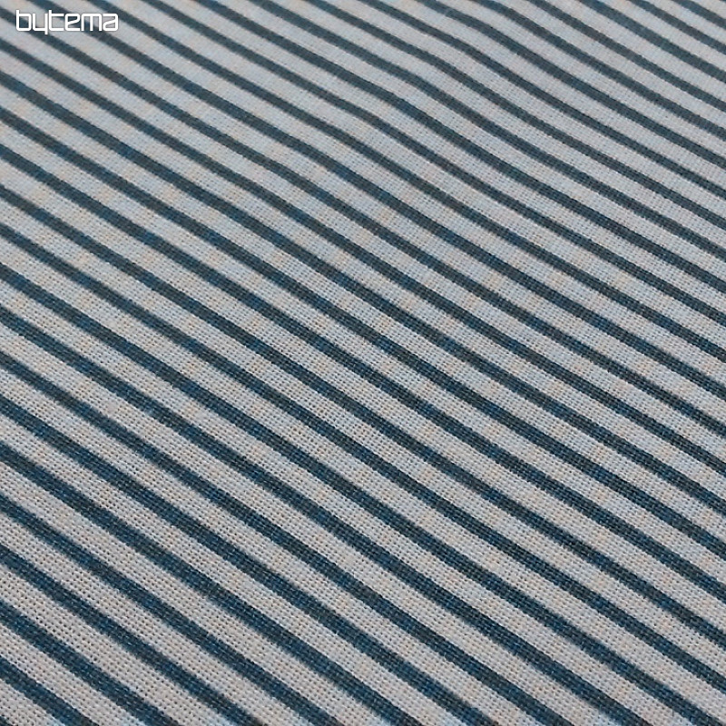 Cotton fabric STRIP blue