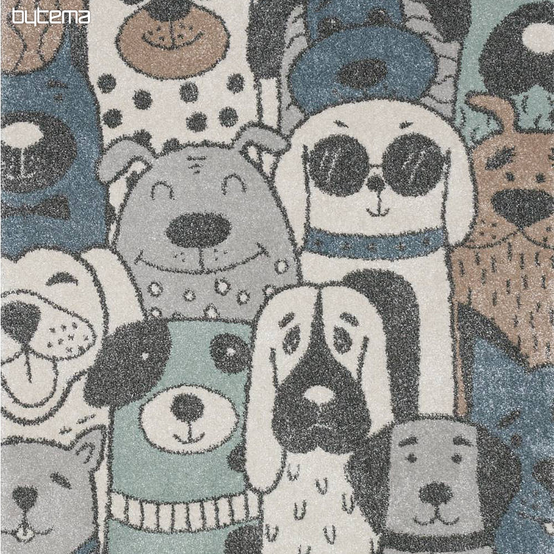 Childrens piece rug ROMA DOGS