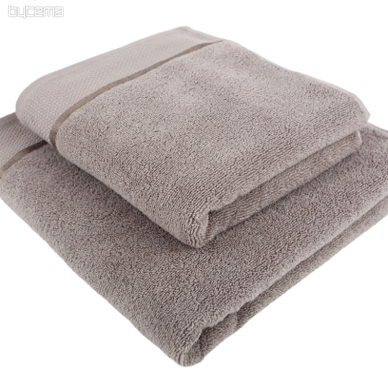 Towel and bath towel MICRO light gray