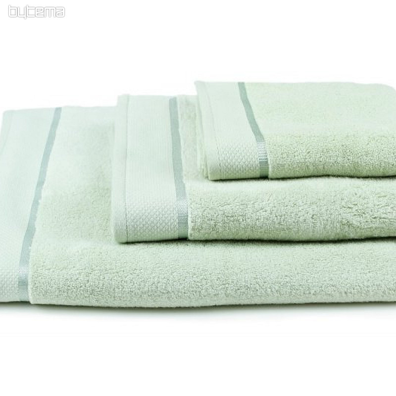 Towel and bath towel MICRO light green