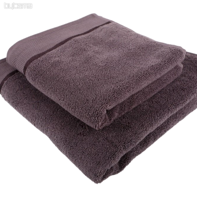 Towel and bath towel MICRO dark gray