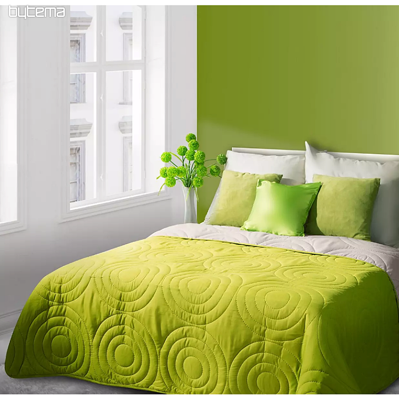 Modern bed cover 220/240 ALISA green