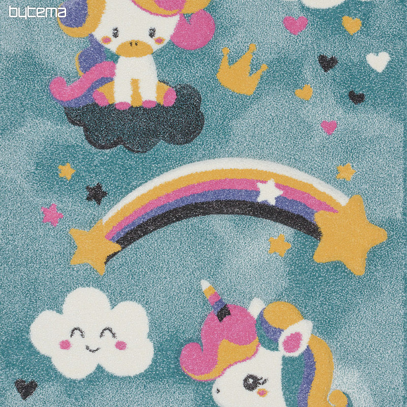 Children's rug PASTEL unicorn