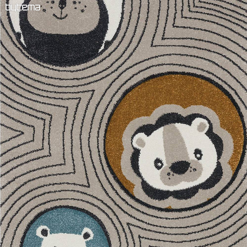 Children carpet PASTEL VEGAS animals