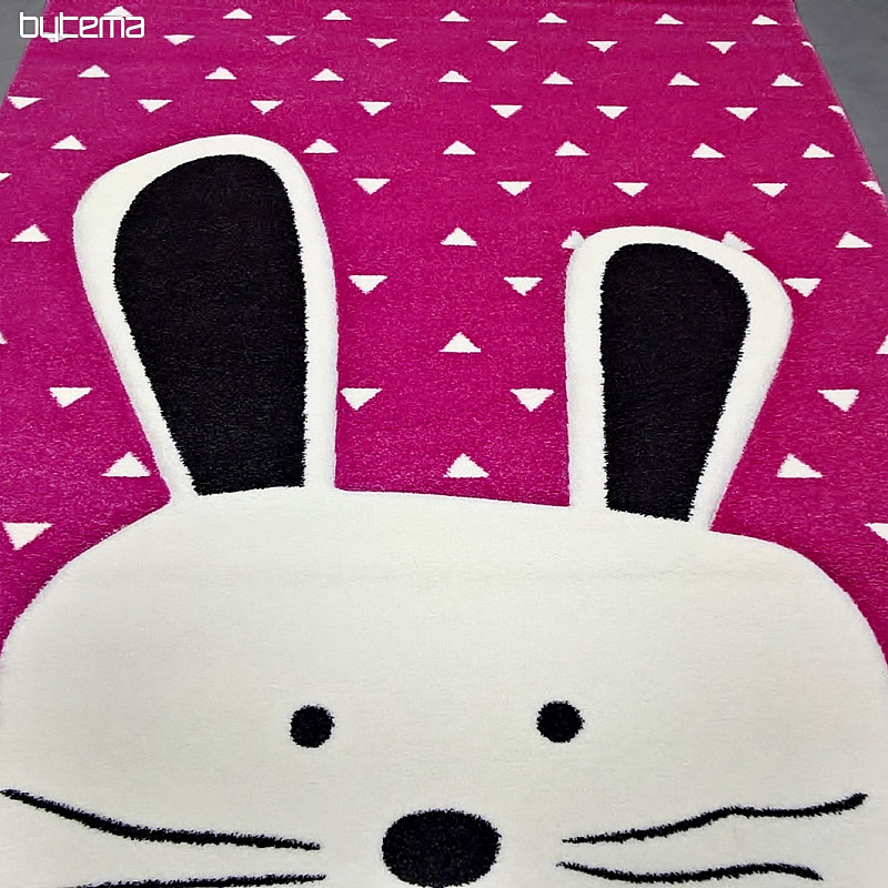 Children carpet PASTEL Bunny pink