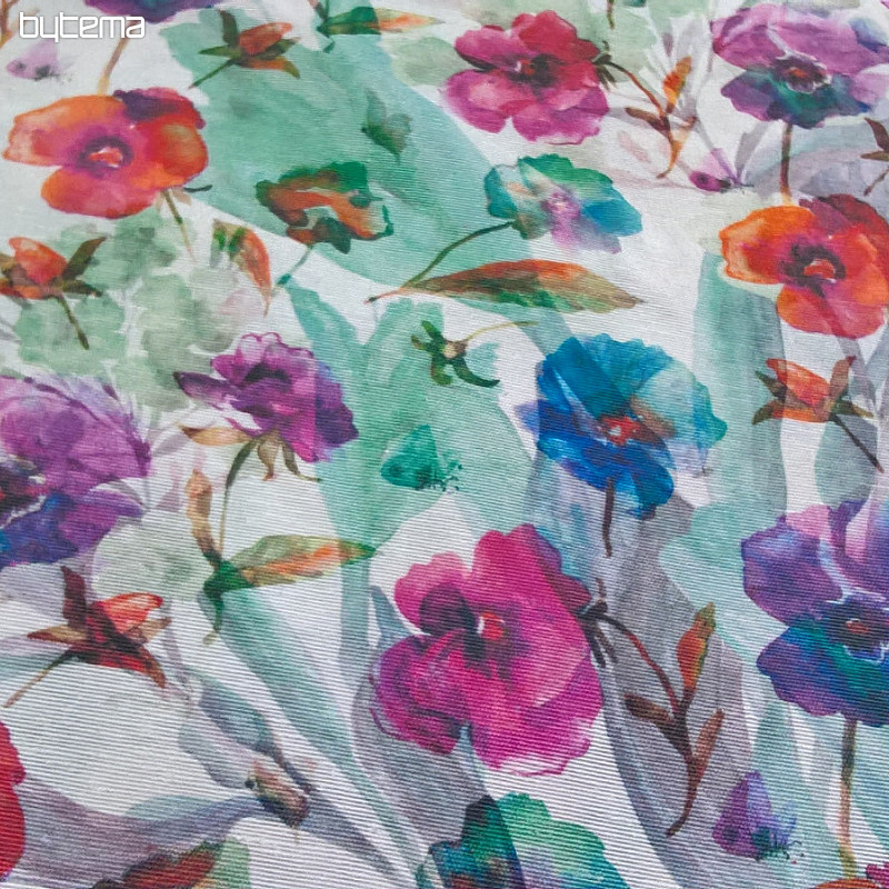 Decorative fabric  NARA poppies
