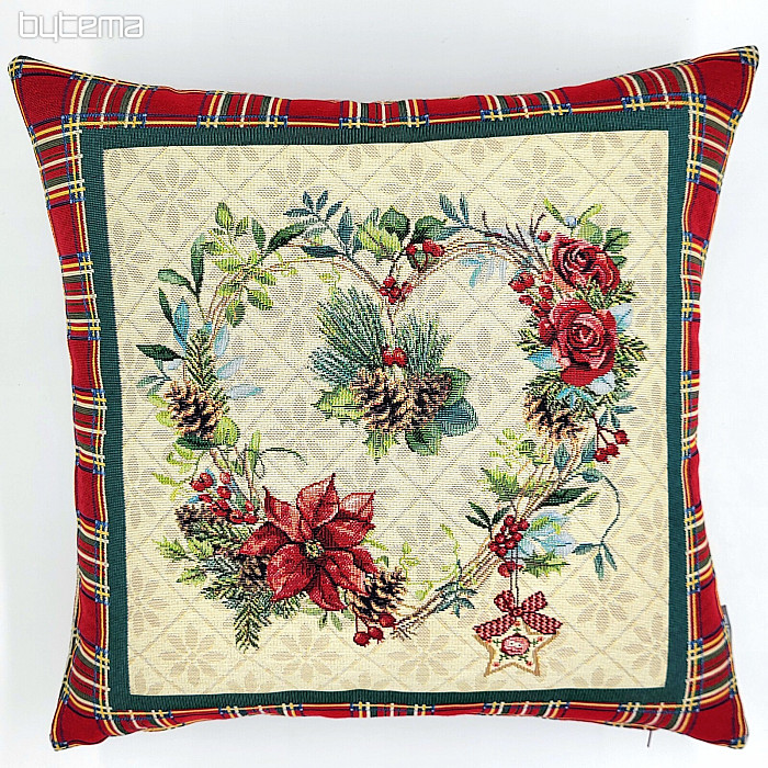 Cotton Canvas Floral Embroiderey Cushion Cover 45x45 Pillow Cover