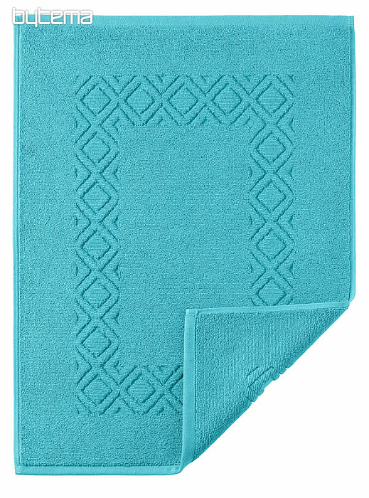 Terry bath mat DENVER turquoise