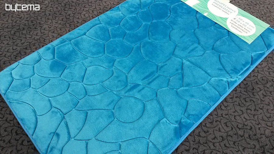 bathroom rug Pebble turquoise