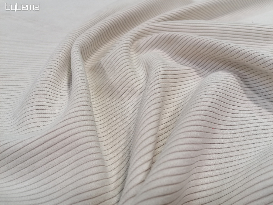 upholstery fabric RIB NATURAL cream ...