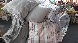 Luxurious collection of bed linen made of cotton satin made by the manufacturer IRISETTE