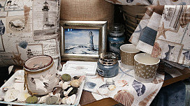 New collection of decorative fabrics Ocean